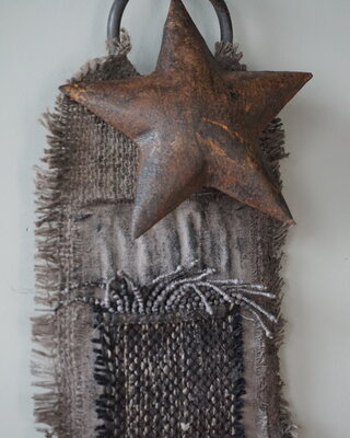 Rene Houtman Deurhanger | Met Kerst Ster | H86 x B16 cm