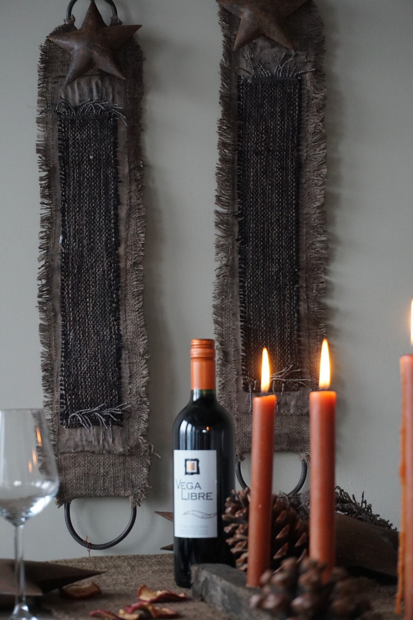 Rene Houtman Deurhanger | Met Kerst Ster | H86 x B16 cm