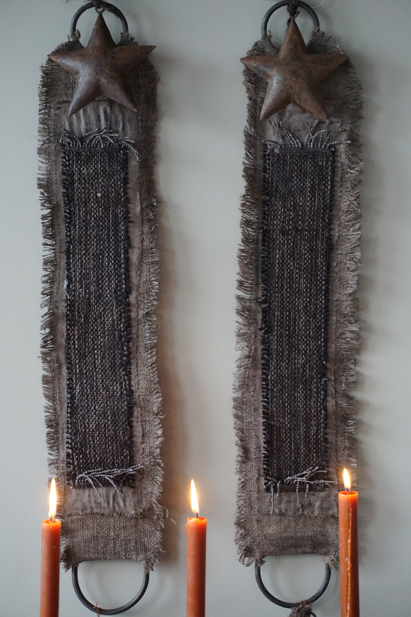 Rene Houtman Deurhanger | Met Kerst Ster | H86 x B16 cm