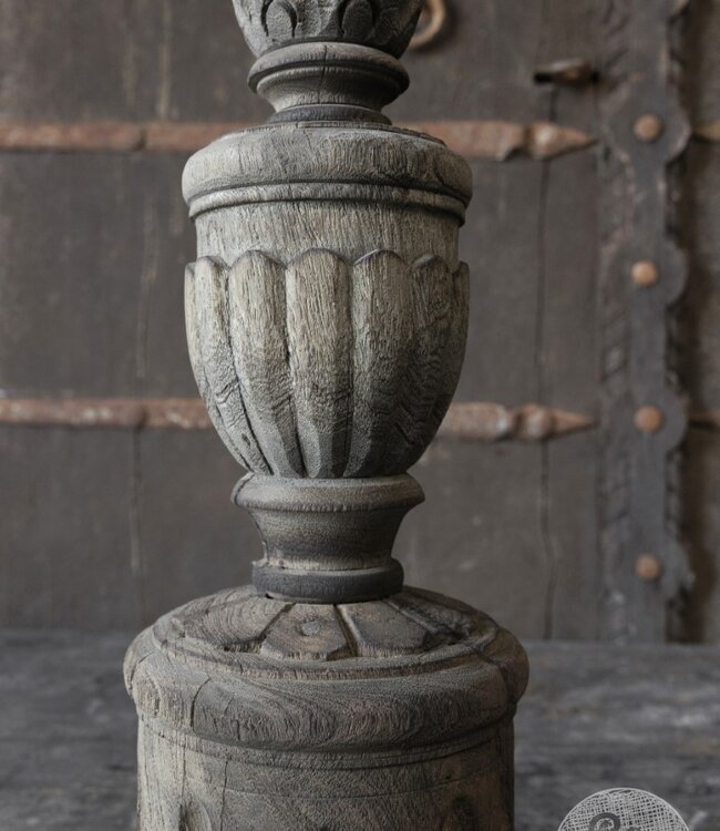 Be-Uniq Kandelaar Oud Hout | Clark H46xB12xD12 cm