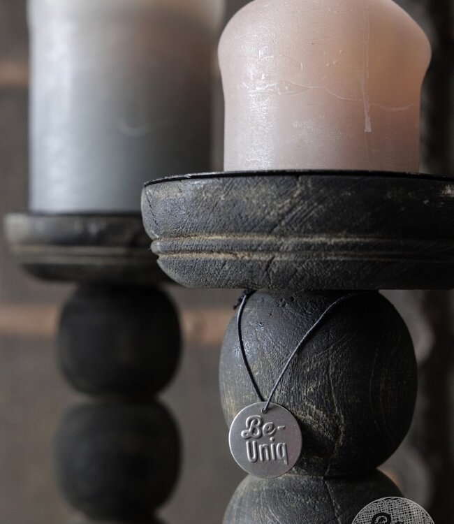 Be-Uniq Kandelaar Bobbin | Sober H43 x B13 x D13 cm