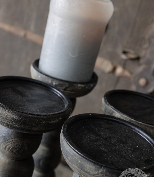 Be-Uniq Kandelaar Bobbin | Sober H43 x B13 x D13 cm