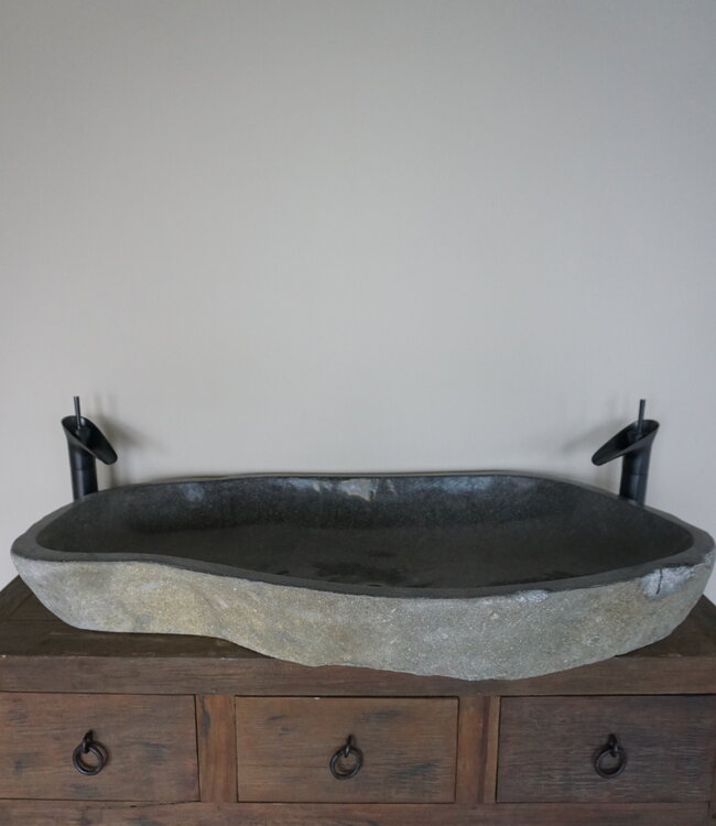 Rene Houtman Grote Stenen Waskom + Spoelgat B104 x D52 x H15