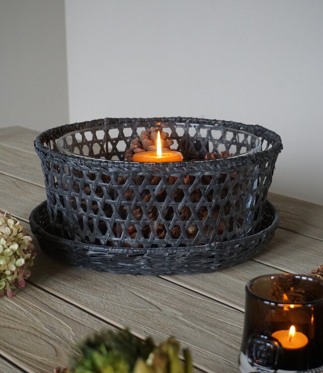 Gommaire Bowl Richard | Inclusief Glas | H16 x D37 cm