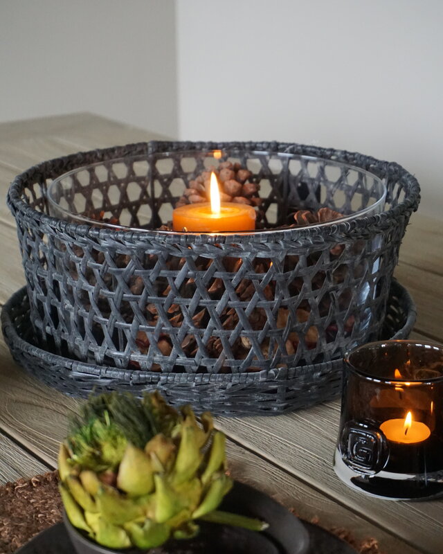 Gommaire Bowl Richard | Inclusief Glas | H16 x D37 cm