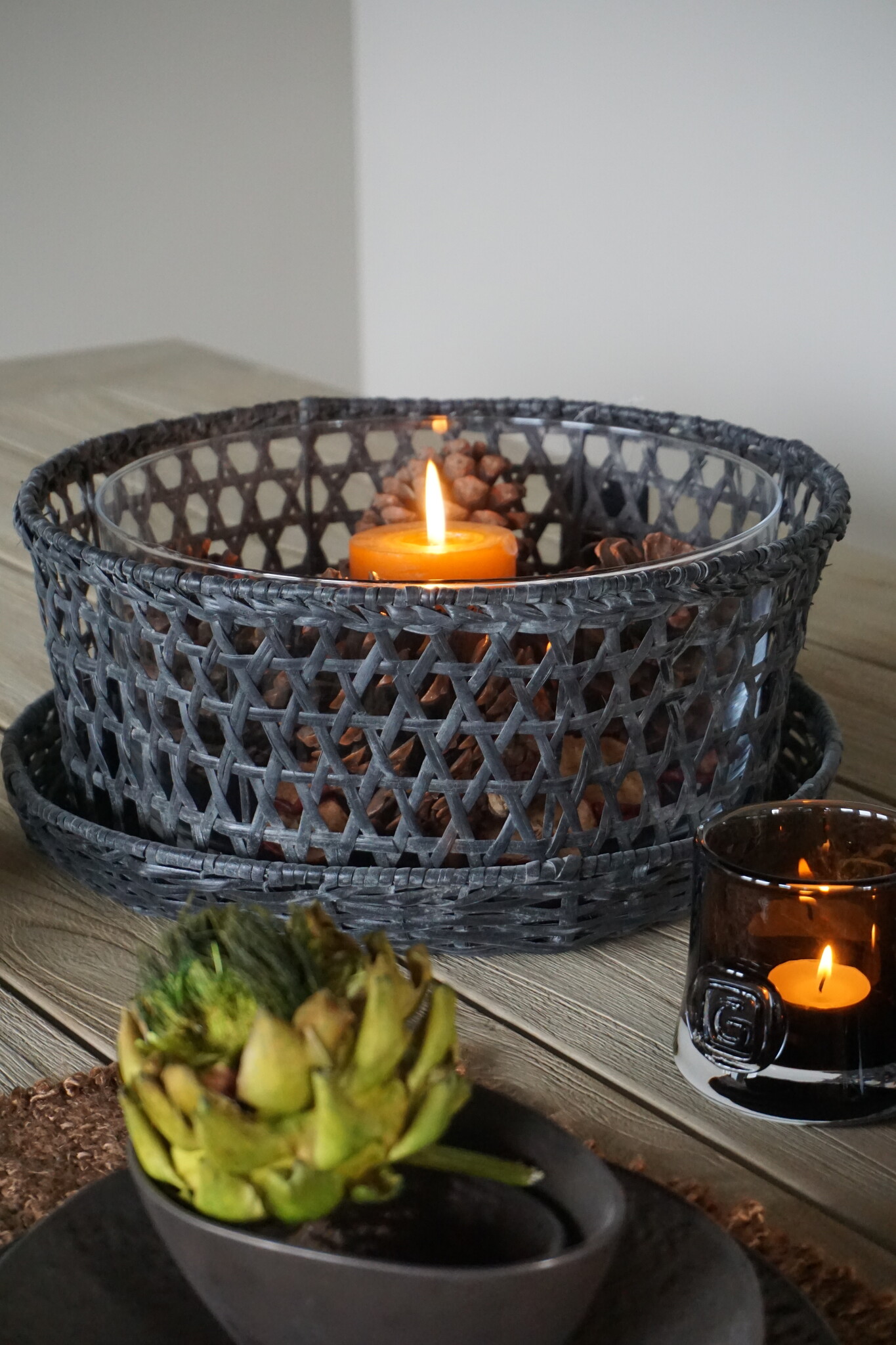 Gommaire Bowl Richard | Inclusief Glas | H16 x D37 cm
