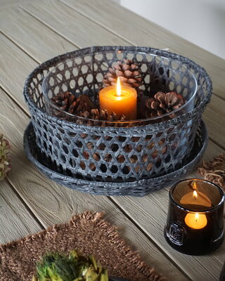 Gommaire Bowl Richard | Inclusief Glas | H16 x D37 cm