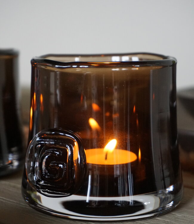 Gommaire Theelichthouder Nelly | Topaz |  H9 x D9 cm