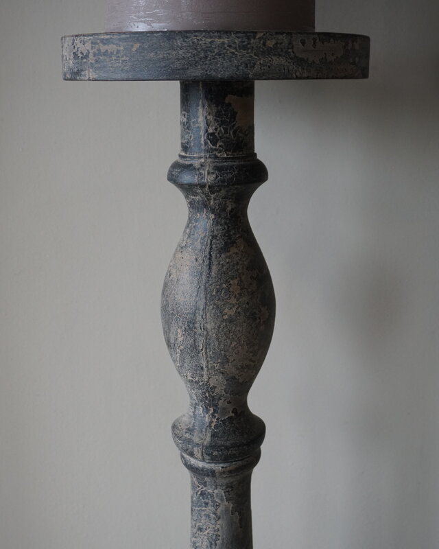 Be-Uniq Landelijke Vloerkandelaar | Grey Finish | H128 cm