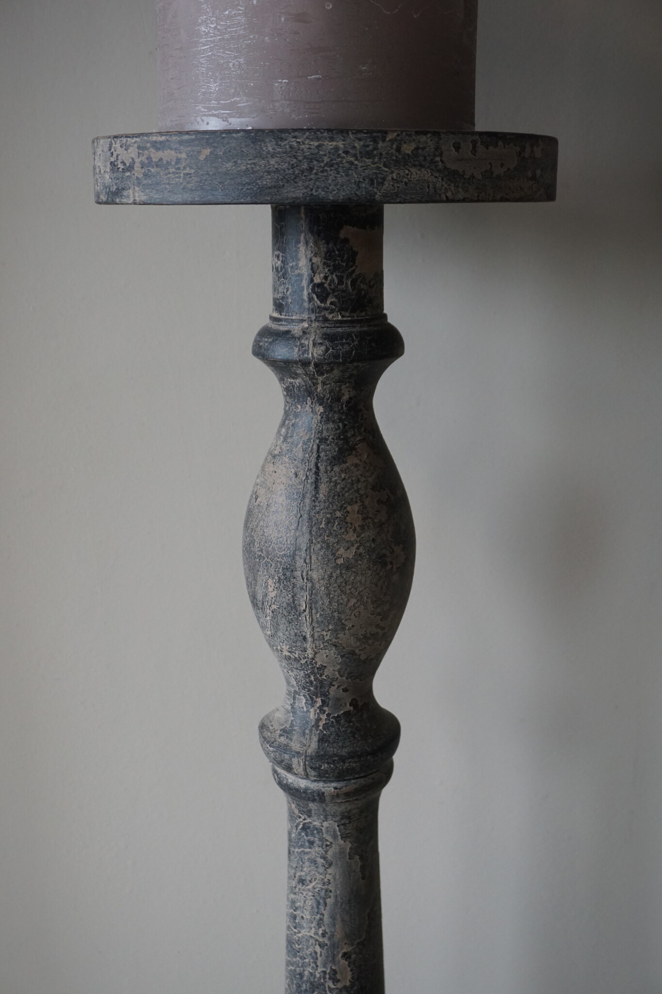 Be-Uniq Landelijke Vloerkandelaar | Grey Finish | H128 cm