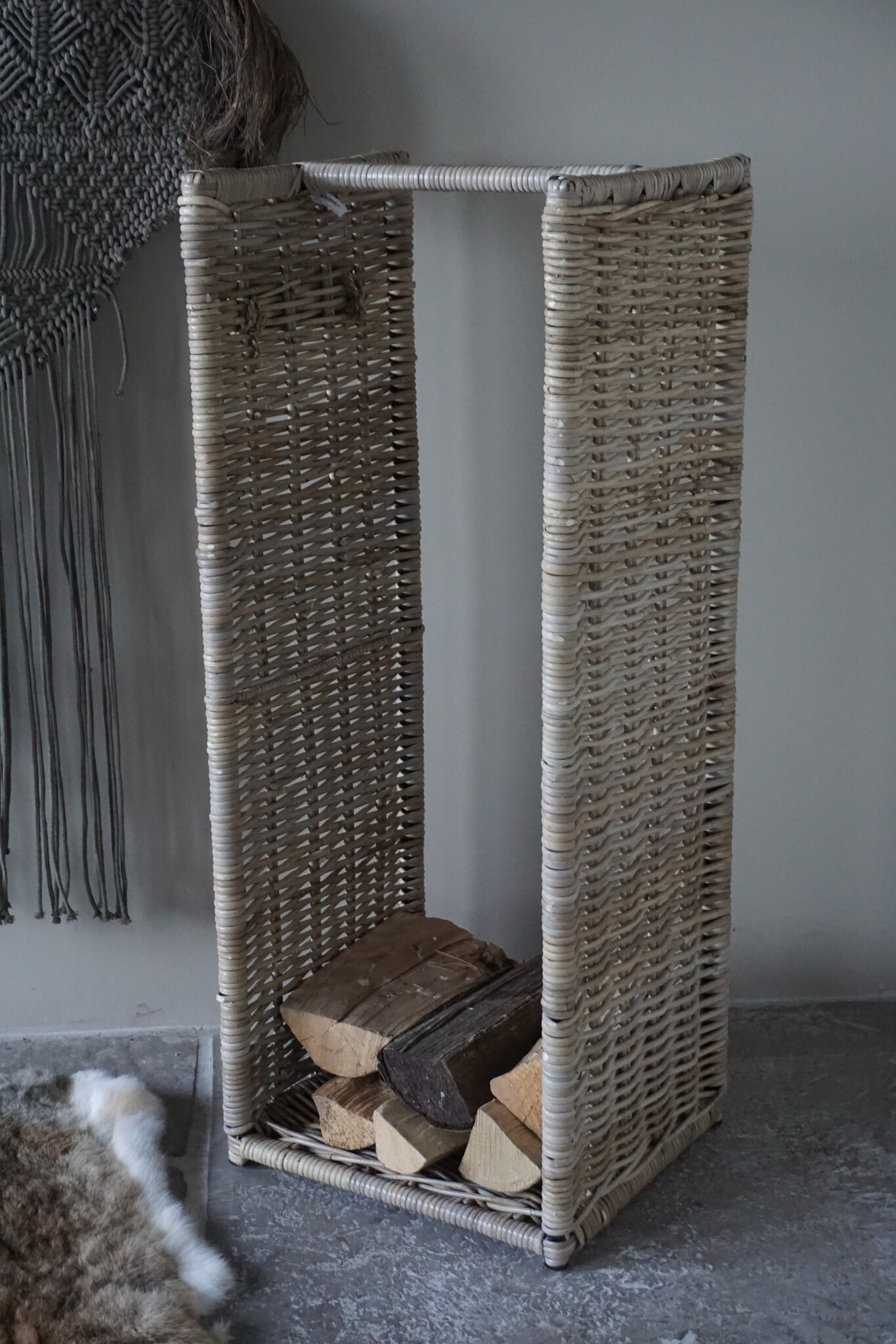 Rene Houtman Haardmand | Hoog | H101 x B41 x D36 cm