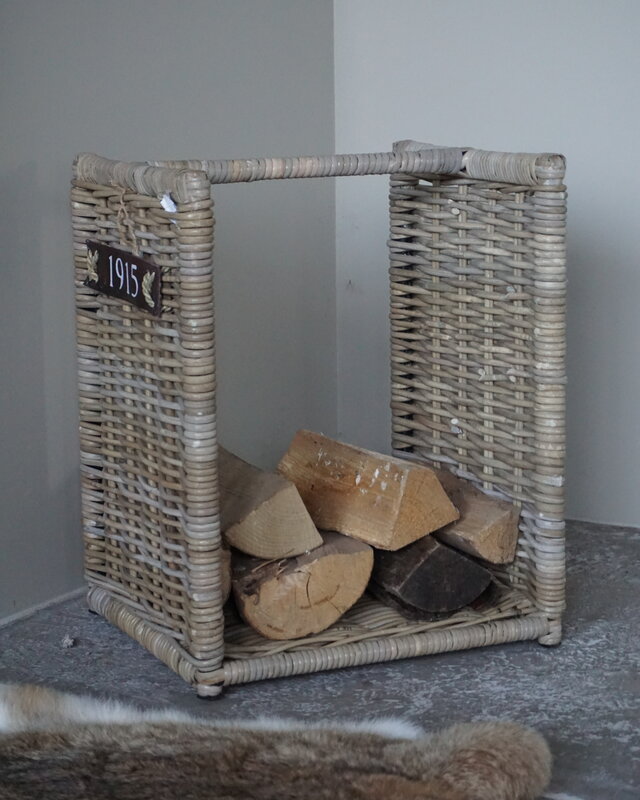 Rene Houtman Haardmand | Met Handvat | H51 x B40,5 x D36 cm