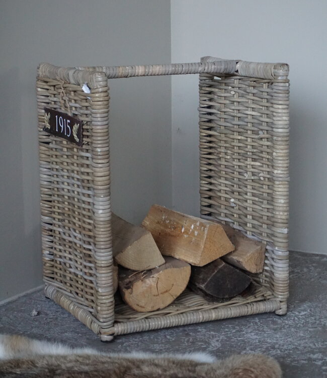 Rene Houtman Haardmand | Met Handvat | H51 x B40,5 x D36 cm