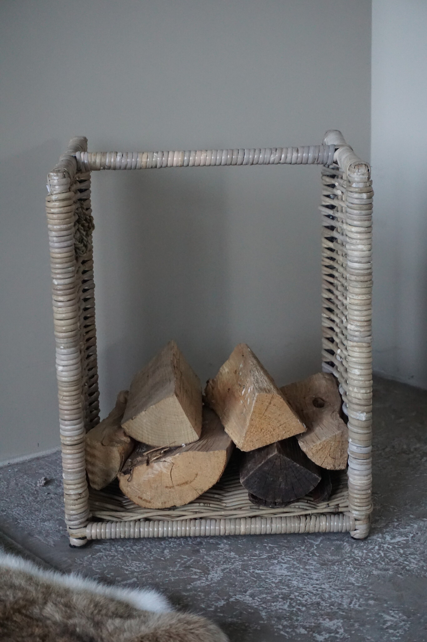 Rene Houtman Haardmand | Met Handvat | H51 x B40,5 x D36 cm