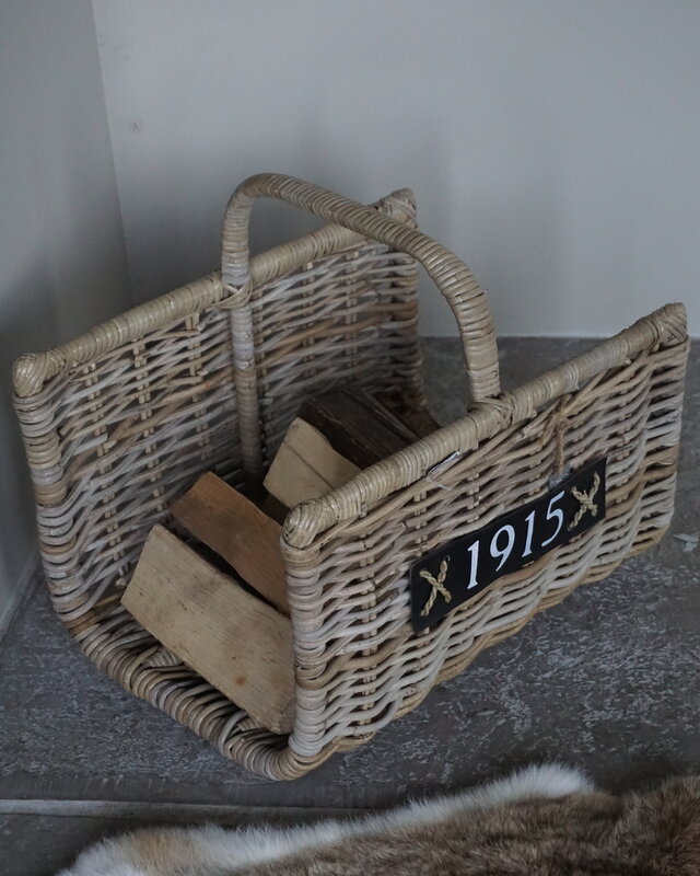 Rene Houtman Haardmand | Met Handvat | H32 x B49 x D38 cm
