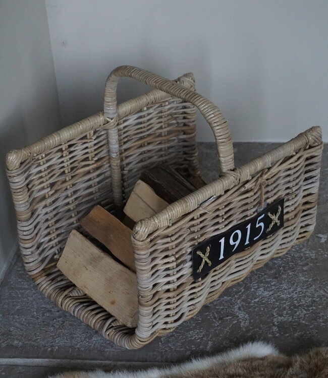 Rene Houtman Haardmand | Met Handvat | H32 x B49 x D38 cm