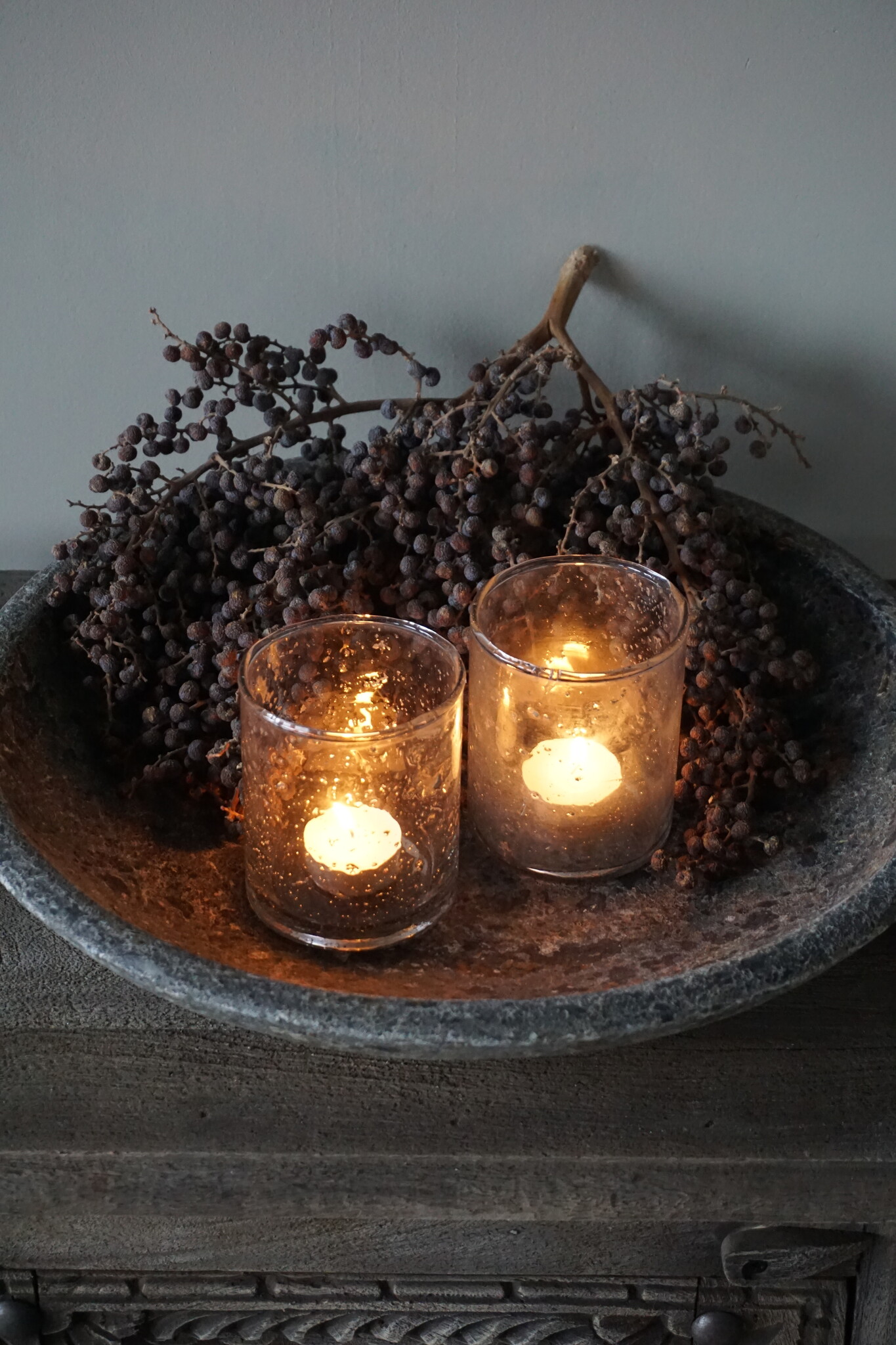 Be-Uniq Waxineglas Isa | Set Van 2 | H10 x D8 cm