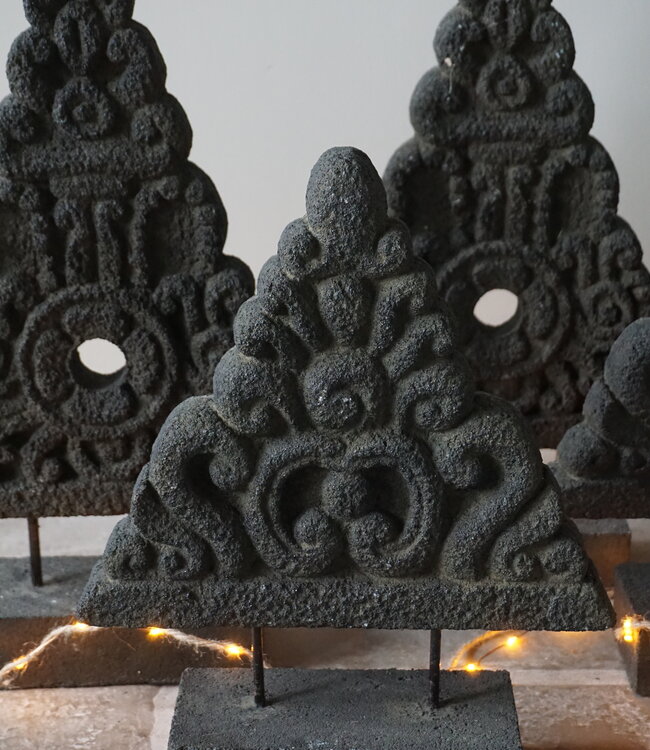 Be-Uniq Ornament Kerstboom | Steen | H38 x B19 x D9 cm