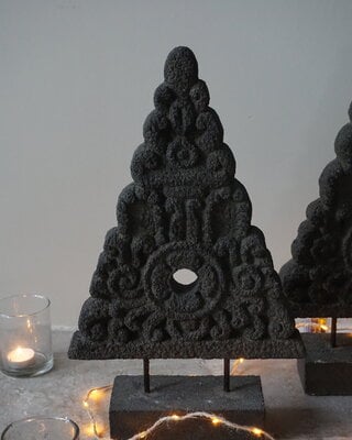 Be-Uniq Ornament Kerstboom | Steen | H48 x B19 x D9 cm