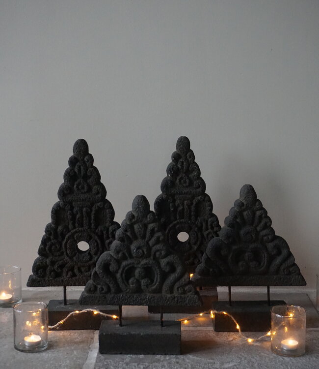 Be-Uniq Ornament Kerstboom | Steen | H48 x B19 x D9 cm