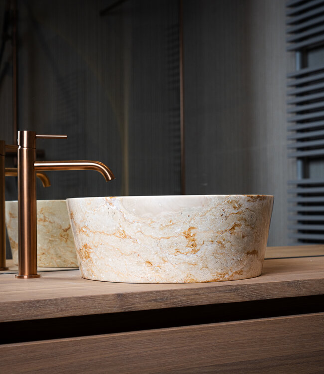 Loutro Bathroomware Waskom Bali | Beige | Ø40 x H15 cm