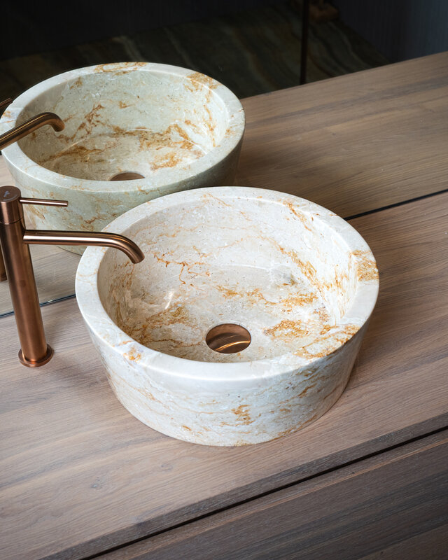 Loutro Bathroomware Waskom Bali | Beige | Ø40 x H15 cm