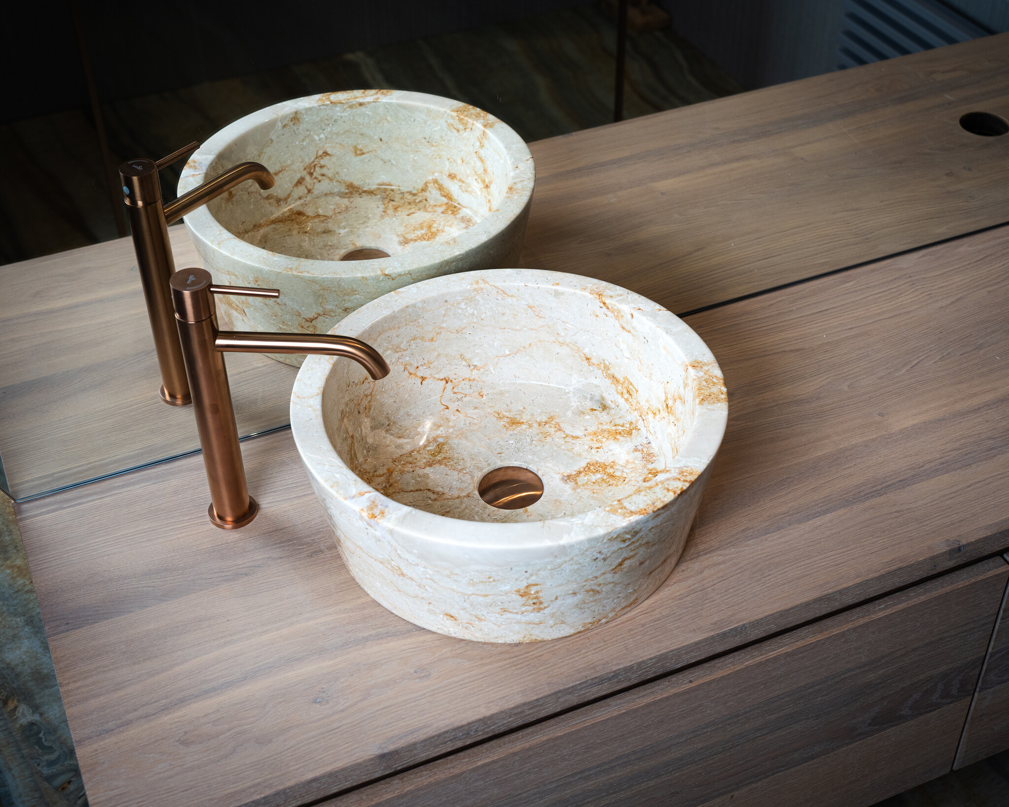 Loutro Bathroomware Waskom Bali | Beige | Ø40 x H15 cm