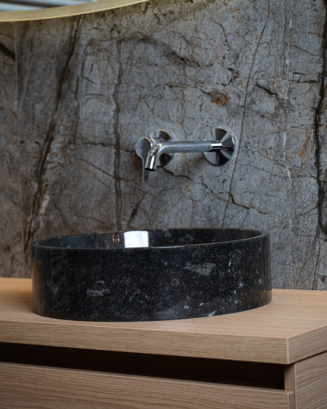 Loutro Bathroomware Waskom Louise | Marmer | 3 Kleuren | Ø40 x H12 cm