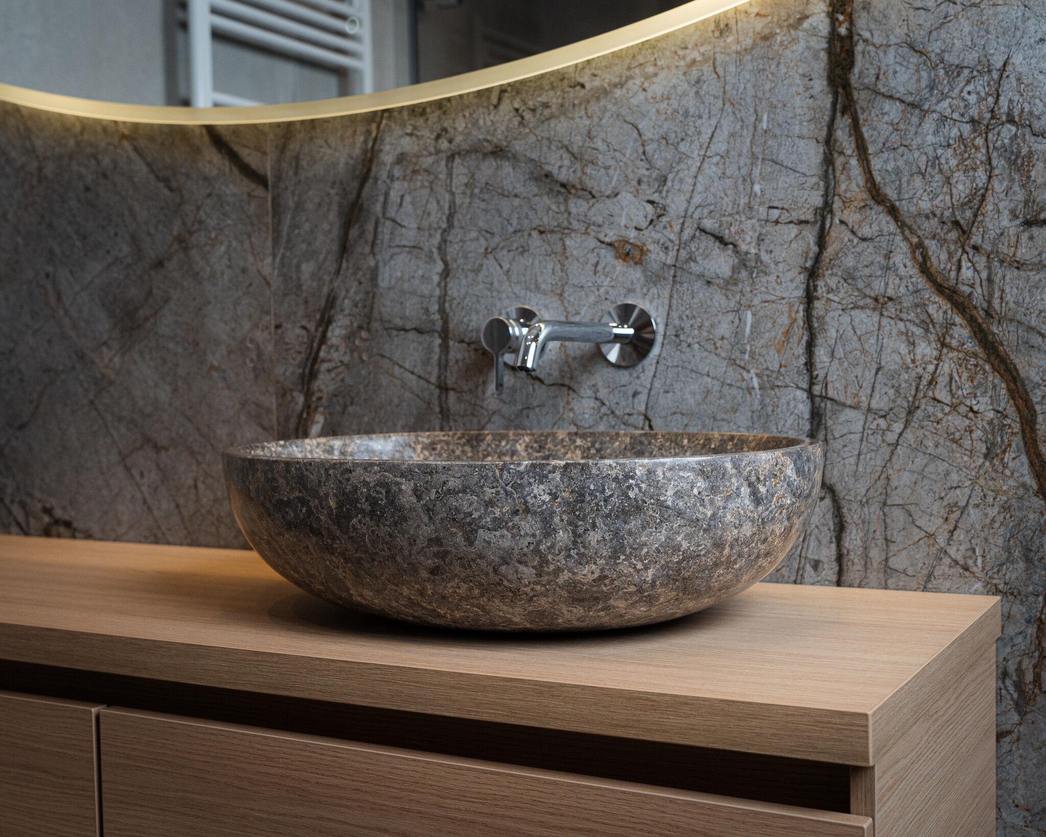 Loutro Bathroomware Waskom Elleni | 3 Kleuren | B57 x D40,5 x H15 cm