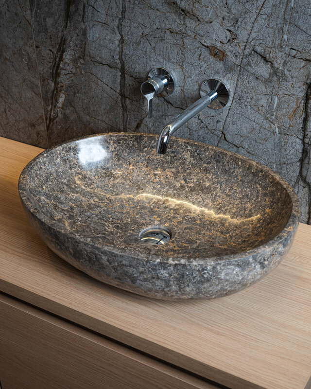Loutro Bathroomware Waskom Elleni | 3 Kleuren | B57 x D40,5 x H15 cm