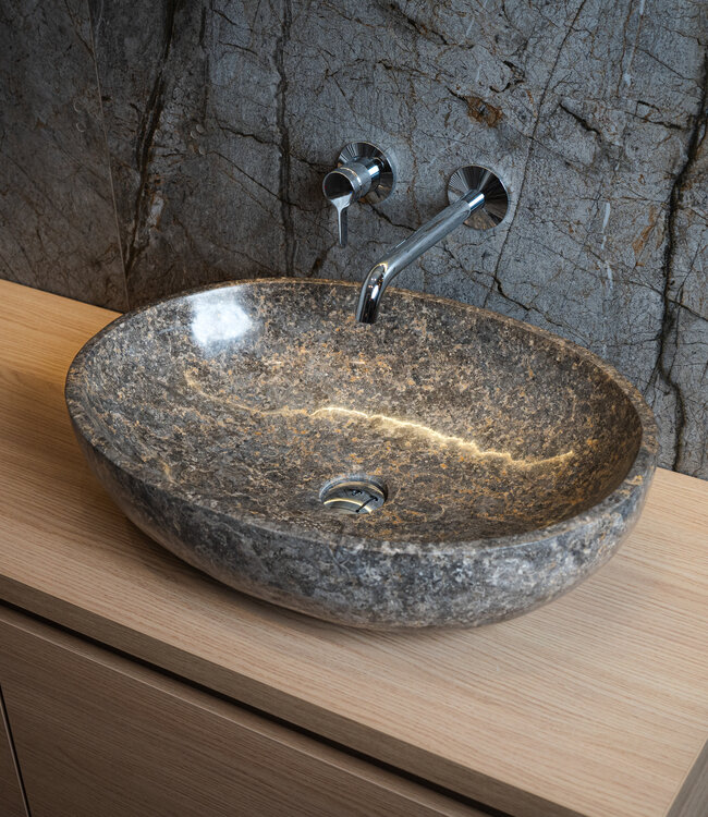 Loutro Bathroomware Waskom Elleni | 3 Kleuren | B57 x D40,5 x H15 cm
