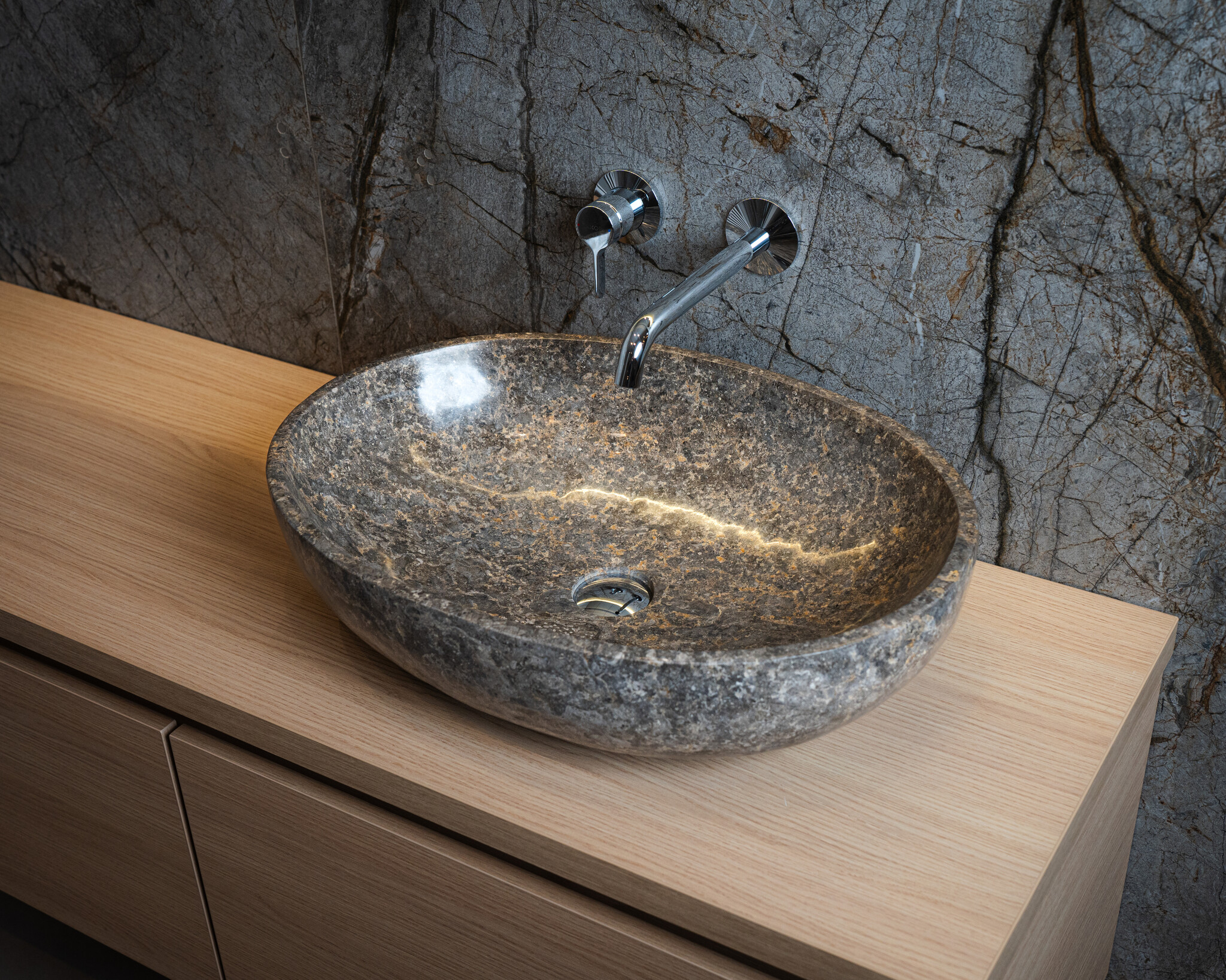 Loutro Bathroomware Waskom Elleni | 3 Kleuren | B57 x D40,5 x H15 cm
