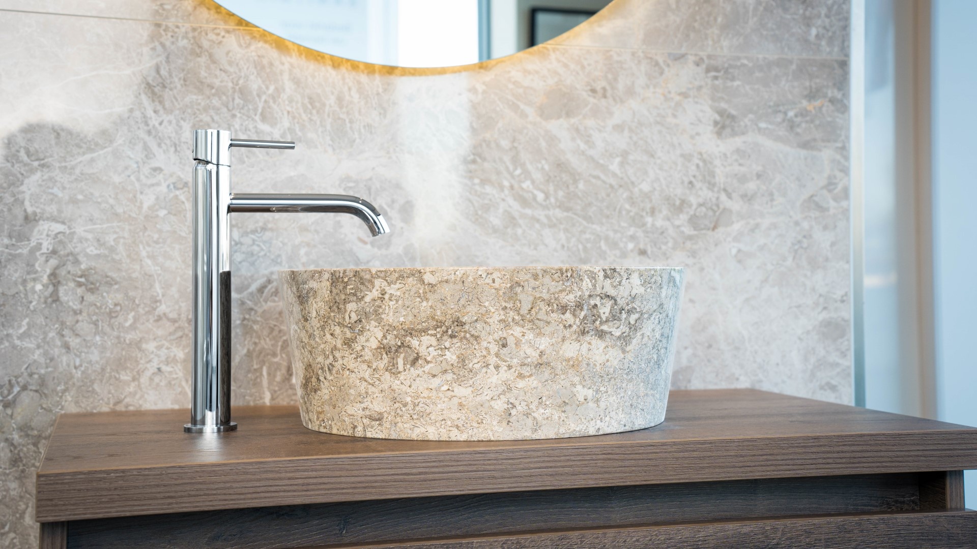 Loutro Bathroomware Waskom Bali | Crème | Ø40 x H15 cm
