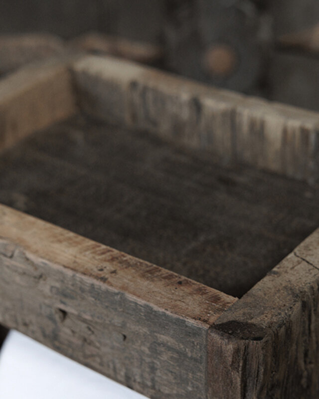 Be-Uniq Toiletrolhouder Unique | Oud Hout | H20 x B20 cm