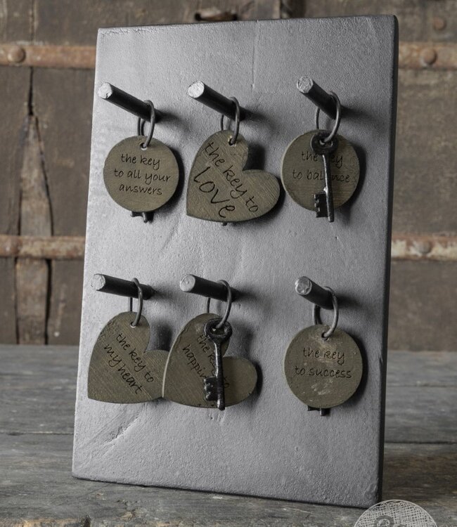 Be-Uniq Sleutel Display | Met Decosleutel (Optie) | H30 x B20 cm