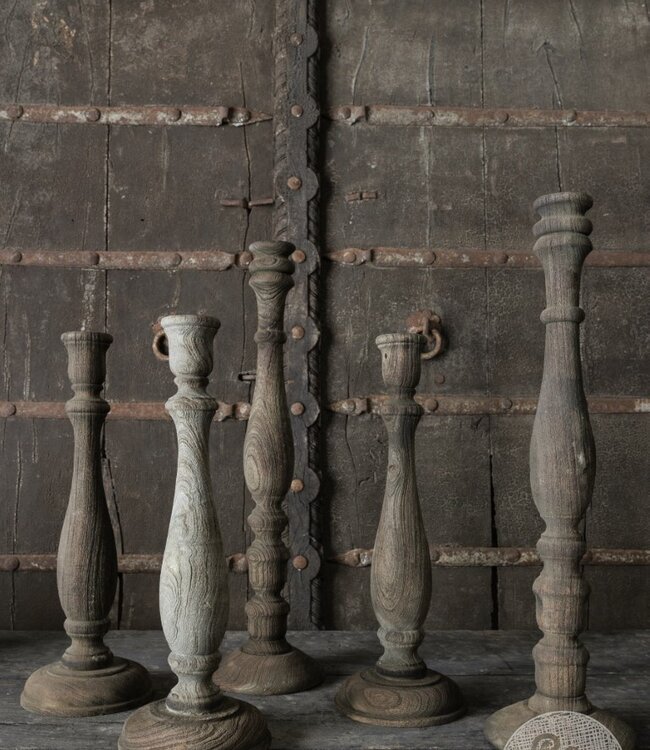 Be-Uniq Kandelaar Lucy | Rustiek | H43 x B15 x D15 cm