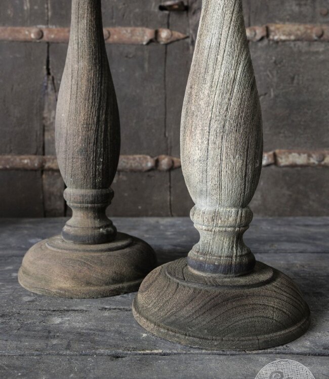 Be-Uniq Kandelaar Lucy | Rustiek | H43 x B15 x D15 cm