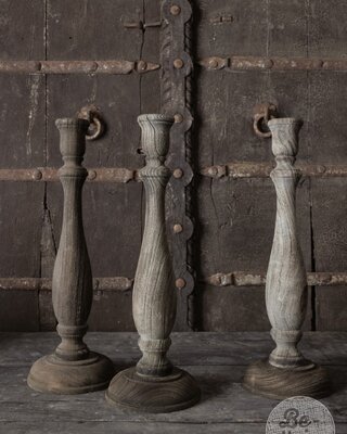 Be-Uniq Kandelaar Lucy | Rustiek | H43 x B15 x D15 cm