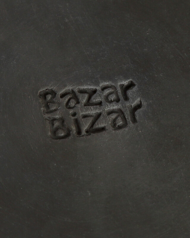 Bazar Bizar Burned Classic Bord | 3 Maten | Zwart