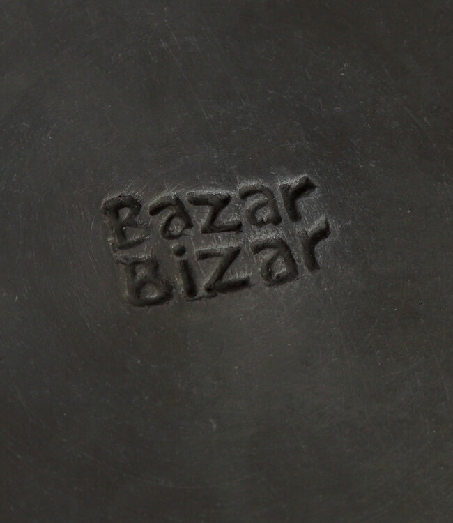 Bazar Bizar Burned Classic Bord | 3 Maten | Zwart
