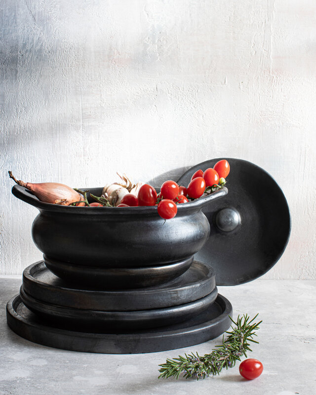 Bazar Bizar Burned Classic Bord | 3 Maten | Zwart