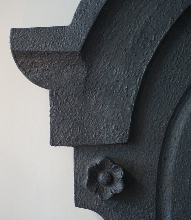 Luksa Home Collection Houten Spiegel Bernstein | Mat Zwart | H70 x B60 cm