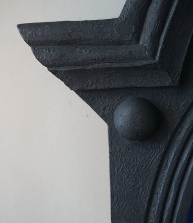 Luksa Home Collection Houten Spiegel Vivaldi | Mat Zwart | H85 x B59 cm