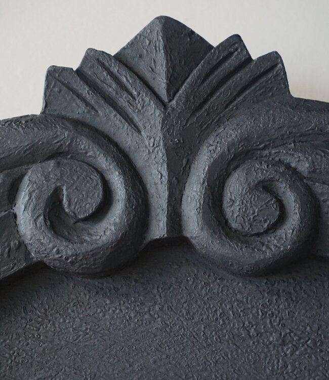 Luksa Home Collection Houten Spiegel Vivaldi | Mat Zwart | H85 x B59 cm