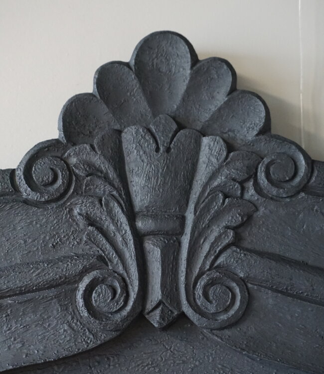 Luksa Home Collection Houten Spiegel Mahler | Mat Zwart | H100 x B70 cm