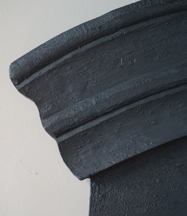 Luksa Home Collection Houten Spiegel Mahler | Mat Zwart | H100 x B70 cm