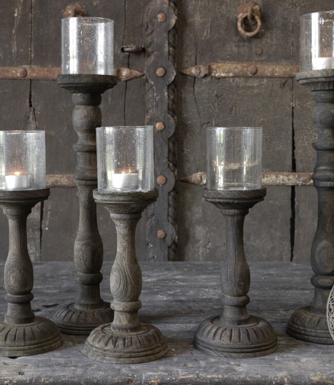 Be-Uniq Kandelaar Joel Small | Inclusief Glas | H32 x B12 cm