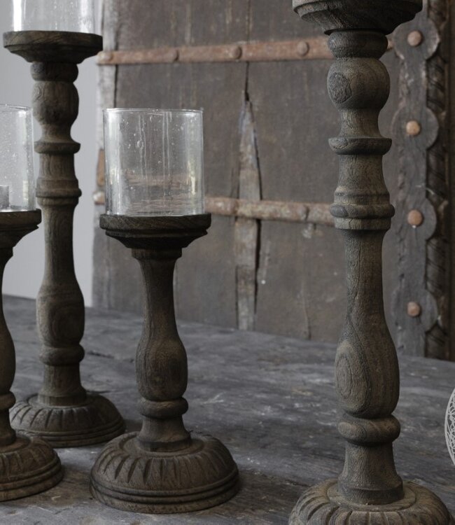 Be-Uniq Kandelaar Joel | Inclusief Glas | H32 x B12 cm