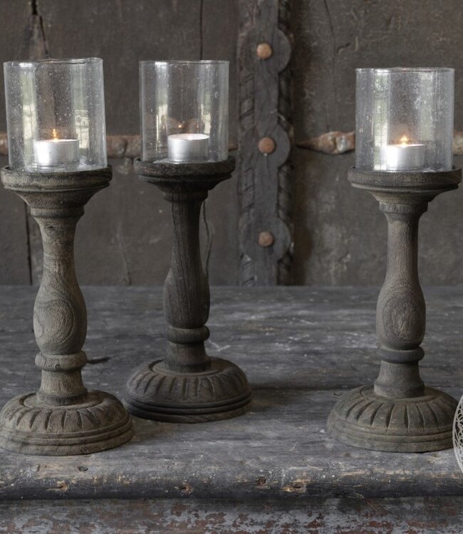 Be-Uniq Kandelaar Joel Small | Inclusief Glas | H32 x B12 cm