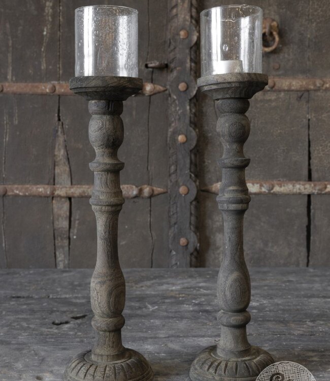 Be-Uniq Kandelaar Joel Large | Inclusief Glas | H48 x B12 cm